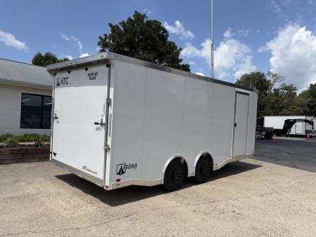 New 2027 ATC 20' Car Hauler, 2 x 5200 lb Axles, Escape Door, ROM400