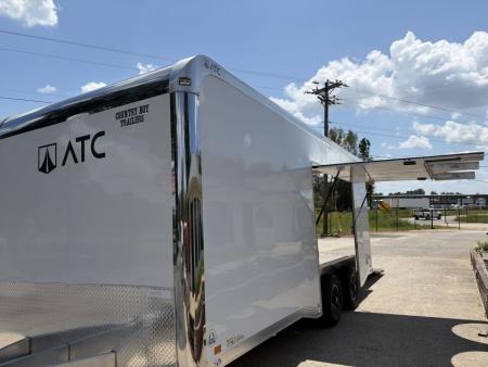 New 2027 ATC 20' Car Hauler, 2 x 5200 lb Axles, Escape Door, ROM400