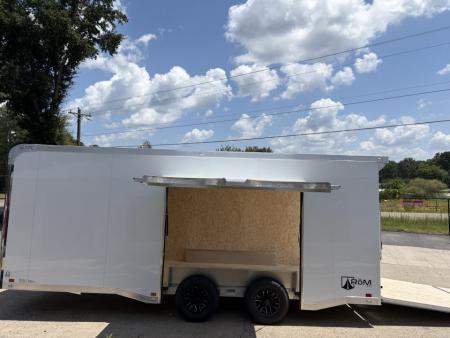 New 2027 ATC 20' Car Hauler, 2 x 5200 lb Axles, Escape Door, ROM400