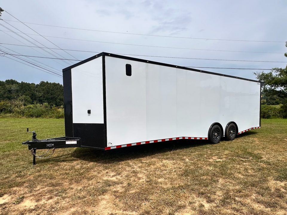 New 2027 Rock Solid Cargo 8.5x28 Race Trailer -Finished Interior-7000LB Spread Torsion-RECESSED E-TRACK-Car/Race Trailer
