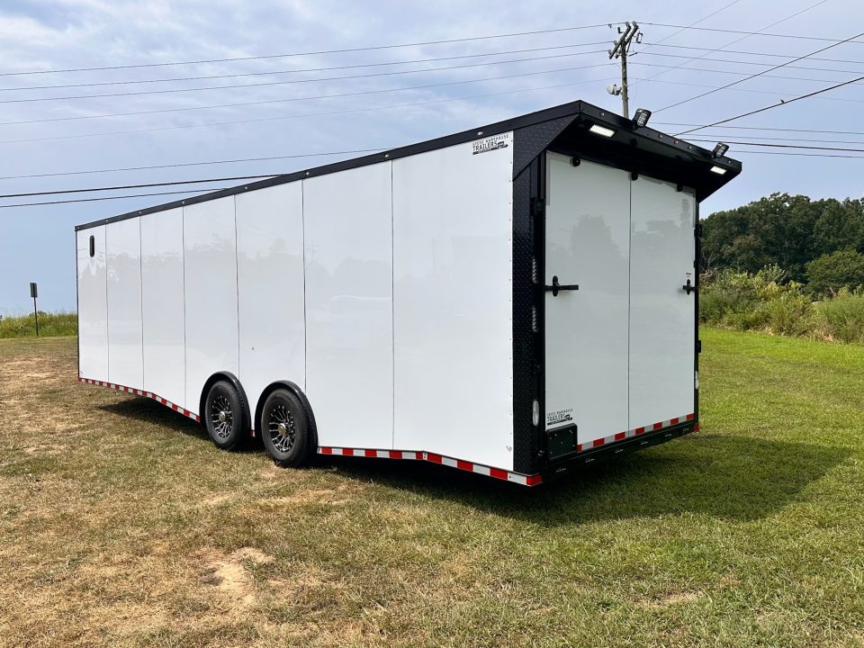 New 2027 Rock Solid Cargo 8.5x28 Race Trailer -Finished Interior-7000LB Spread Torsion-RECESSED E-TRACK-Car/Race Trailer