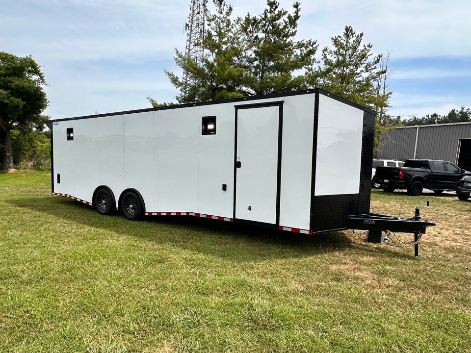 New 2027 Rock Solid Cargo 8.5x28 Race Trailer -Finished Interior-7000LB Spread Torsion-RECESSED E-TRACK-Car/Race Trailer