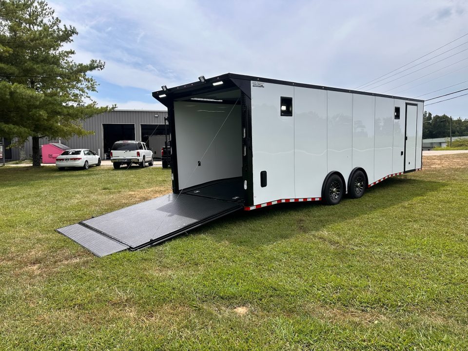 New 2027 Rock Solid Cargo 8.5x28 Race Trailer -Finished Interior-7000LB Spread Torsion-RECESSED E-TRACK-Car/Race Trailer
