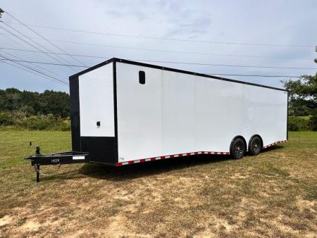 New 2027 Rock Solid Cargo 8.5x28 Race Trailer -Finished Interior-7000LB Spread Torsion-RECESSED E-TRACK-Car/Race Trailer