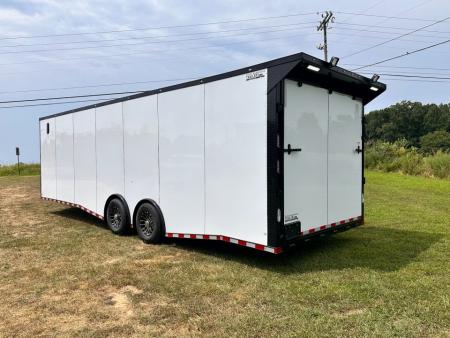 New 2027 Rock Solid Cargo 8.5x28 Race Trailer -Finished Interior-7000LB Spread Torsion-RECESSED E-TRACK-Car/Race Trailer