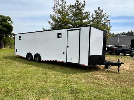 New 2027 Rock Solid Cargo 8.5x28 Race Trailer -Finished Interior-7000LB Spread Torsion-RECESSED E-TRACK-Car/Race Trailer
