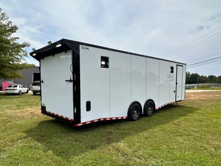 New 2027 Rock Solid Cargo 8.5x28 Race Trailer -Finished Interior-7000LB Spread Torsion-RECESSED E-TRACK-Car/Race Trailer