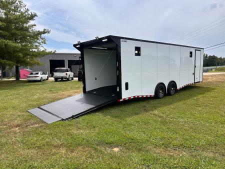 New 2027 Rock Solid Cargo 8.5x28 Race Trailer -Finished Interior-7000LB Spread Torsion-RECESSED E-TRACK-Car/Race Trailer