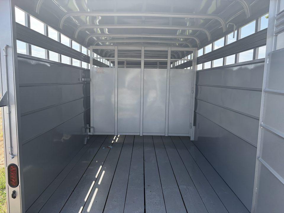 New 2026 Calico Trailers RANCH KING 6'8X20 14K Stock / Stock Combo Trailer