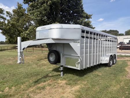 New 2026 Calico Trailers RANCH KING 6'8X20 14K Stock / Stock Combo Trailer