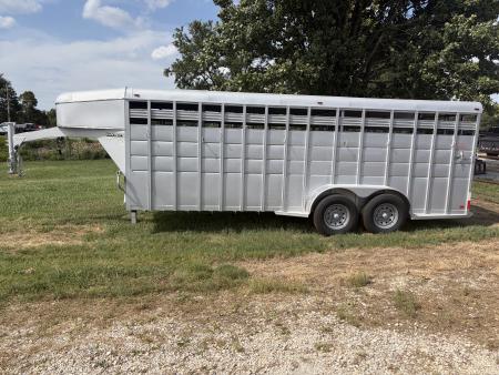 New 2026 Calico Trailers RANCH KING 6'8X20 14K Stock / Stock Combo Trailer
