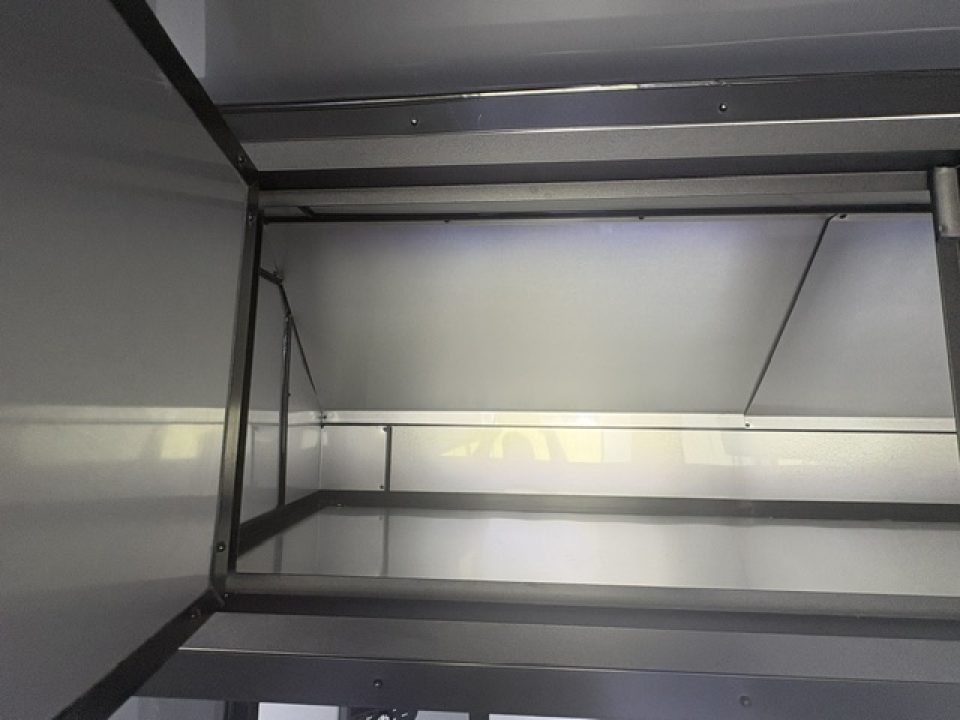 New 2027 Rock Solid Cargo Super Sport Enclosed Race Trailer For Sale Finished Interior Rear Spoiler Awning Spread Axle A/C