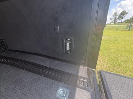 New 2027 Rock Solid Cargo Super Sport Enclosed Race Trailer For Sale Finished Interior Rear Spoiler Awning Spread Axle A/C