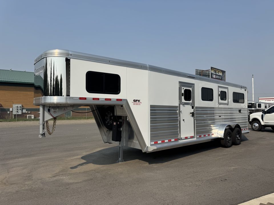 New 2027 Cimarron 2+1 Warmblood Gooseneck Horse Trailer