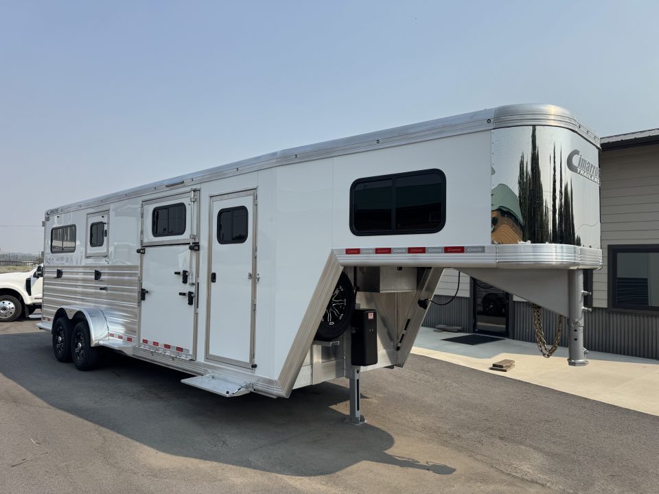 New 2027 Cimarron 2+1 Warmblood Gooseneck Horse Trailer
