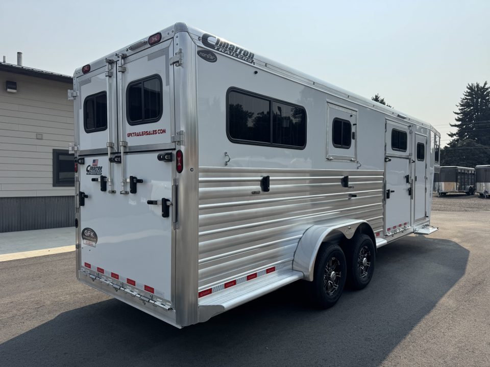 New 2027 Cimarron 2+1 Warmblood Gooseneck Horse Trailer