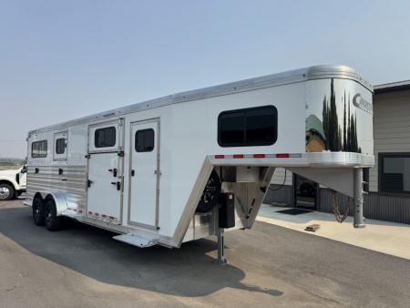 New 2027 Cimarron 2+1 Warmblood Gooseneck Horse Trailer