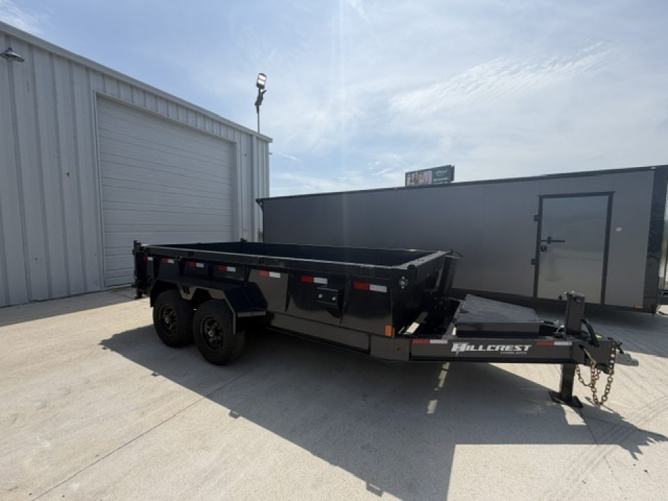New Hillcrest Dump 7x14 14k 2' BP W/ HD Tube Ramps