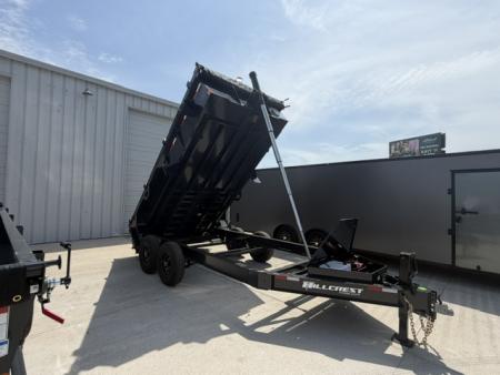 New Hillcrest Dump 7x14 14k 2' BP W/ HD Tube Ramps