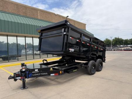 New #389212 2027 LOAD TRAIL DL 14 X 83 TANDEM AXLE 14K BUMPER PULL DUMP W/ 48" SIDES & 7 GAUGE FLOOR