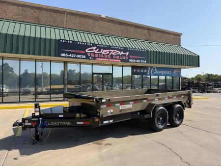 New #010976 2026 LOAD TRAIL DE 14 X 83 TANDEM AXLE BUMPER PULL 14K DUMP TRAILER