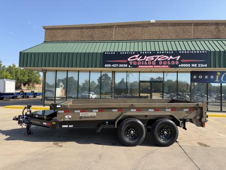 New #010976 2026 LOAD TRAIL DE 14 X 83 TANDEM AXLE BUMPER PULL 14K DUMP TRAILER