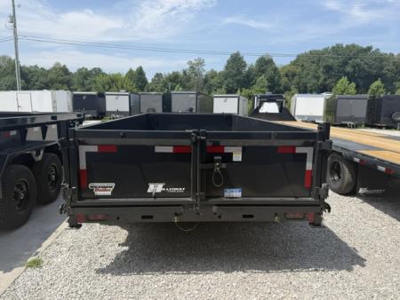 New Hillcrest Dump 7x16 17.6k 2' BP W/ HD Tube Ramps