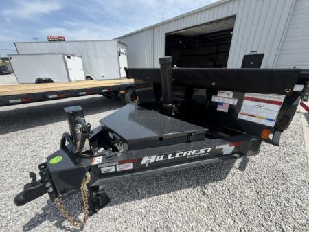 New Hillcrest Dump 7x16 17.6k 2' BP W/ HD Tube Ramps