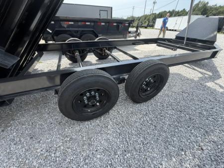 New Hillcrest Dump 7x16 17.6k 2' BP W/ HD Tube Ramps