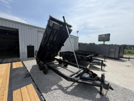 New Hillcrest Dump 7x16 17.6k 2' BP W/ HD Tube Ramps