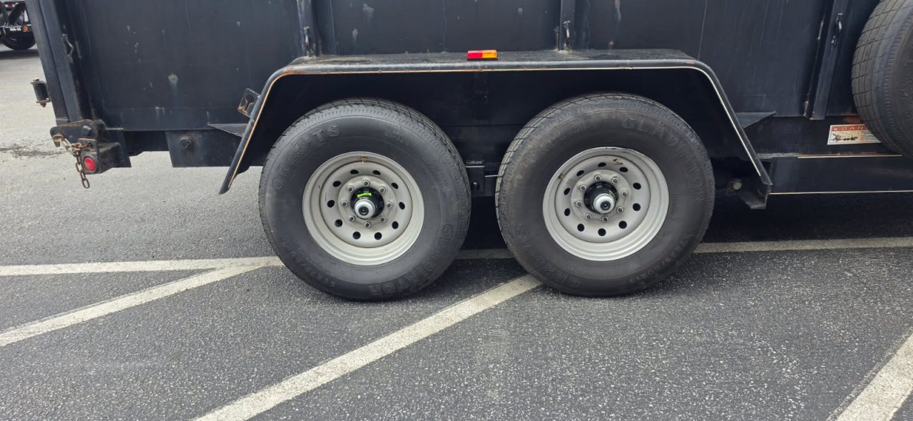 Used 2022 7X14 Appalachian Dump Trailer 15k