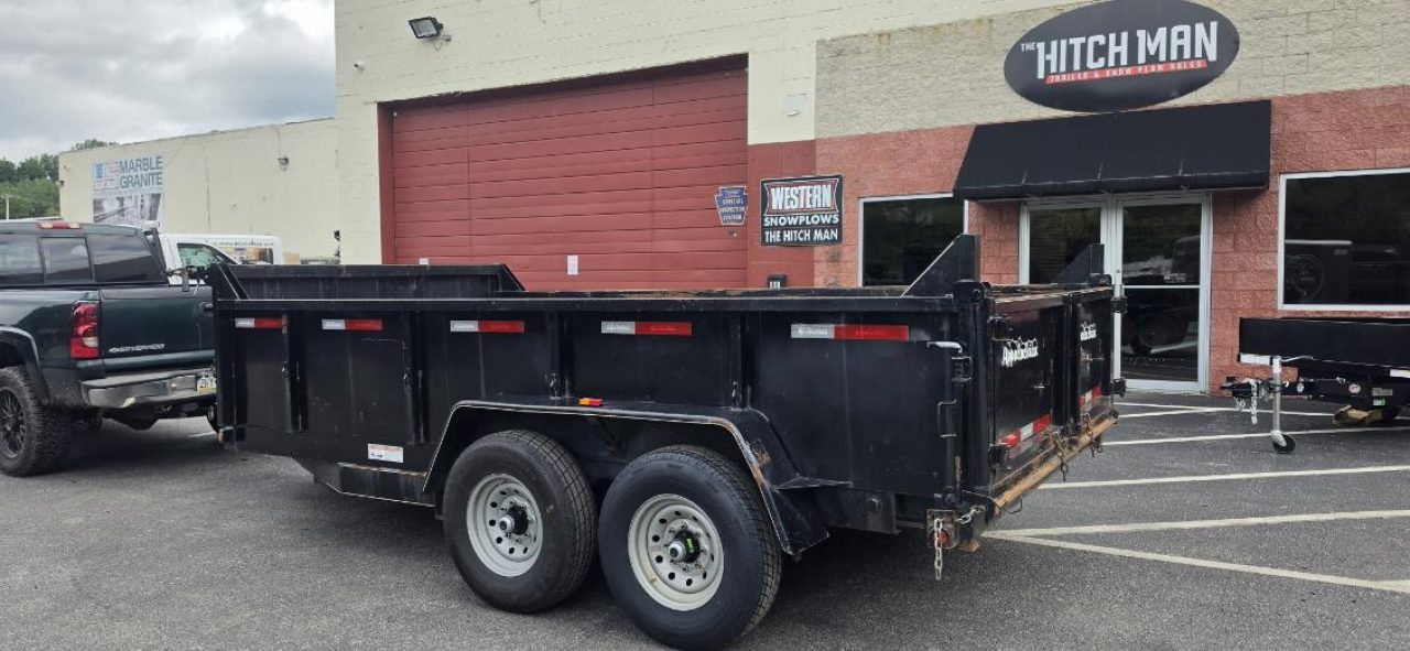 Used 2022 7X14 Appalachian Dump Trailer 15k