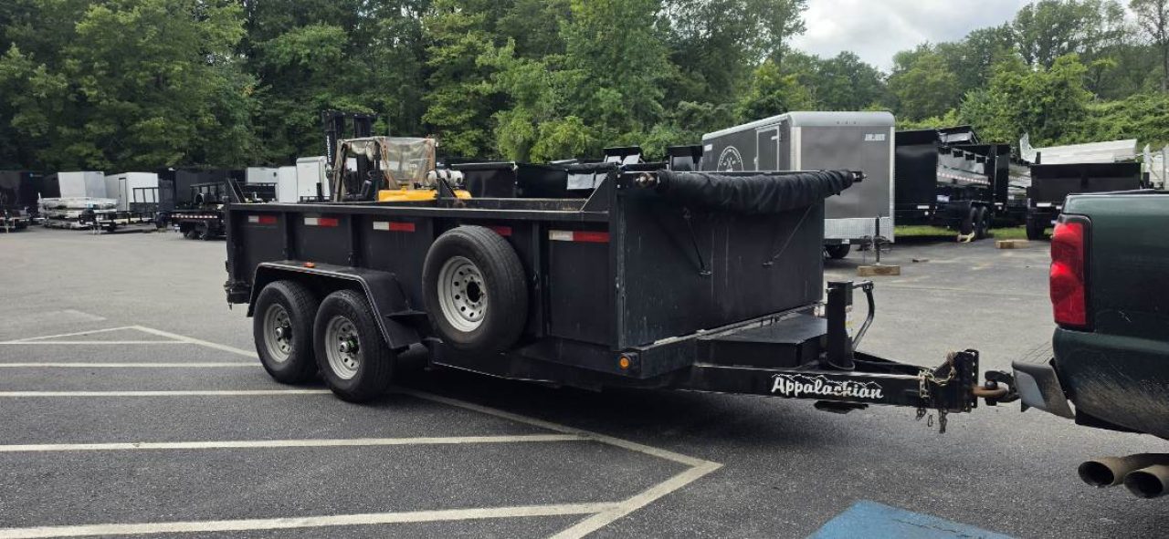 Used 2022 7X14 Appalachian Dump Trailer 15k