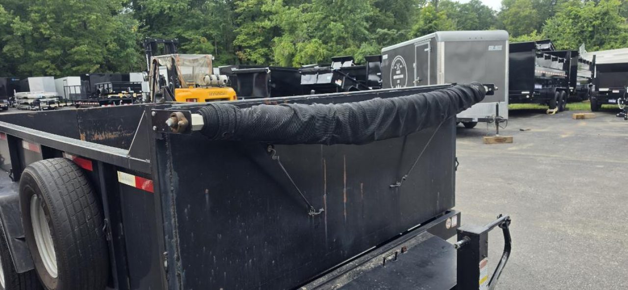 Used 2022 7X14 Appalachian Dump Trailer 15k