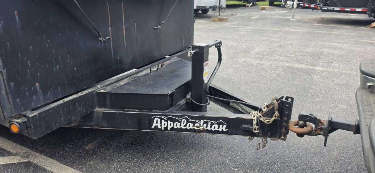 Used 2022 7X14 Appalachian Dump Trailer 15k