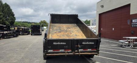 Used 2022 7X14 Appalachian Dump Trailer 15k