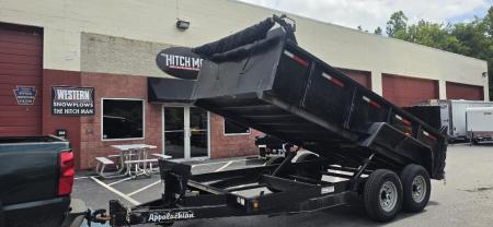 Used 2022 7X14 Appalachian Dump Trailer 15k