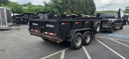 Used 2022 7X14 Appalachian Dump Trailer 15k