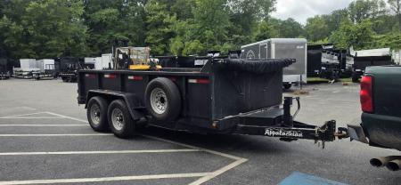 Used 2022 7X14 Appalachian Dump Trailer 15k
