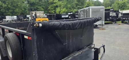 Used 2022 7X14 Appalachian Dump Trailer 15k