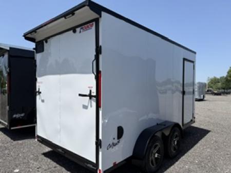 New 2027 Pace American 7 x 14 SE Flat Top V-Nose Enclosed Cargo Trailer 7K Enclosed Trailer