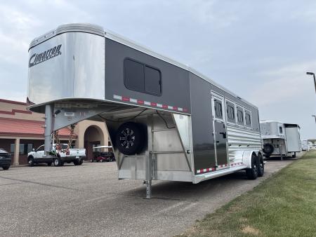 New 2027 Cimarron Trailers 4H GN R.T.G. Horse Trailer