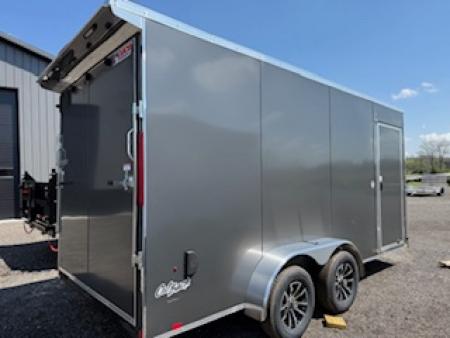New 2027 Pace American 7 x 16 Outback DLX Flat Top V-Nose Enclosed Cargo Trailer 7K Cargo / Enclosed Trailer