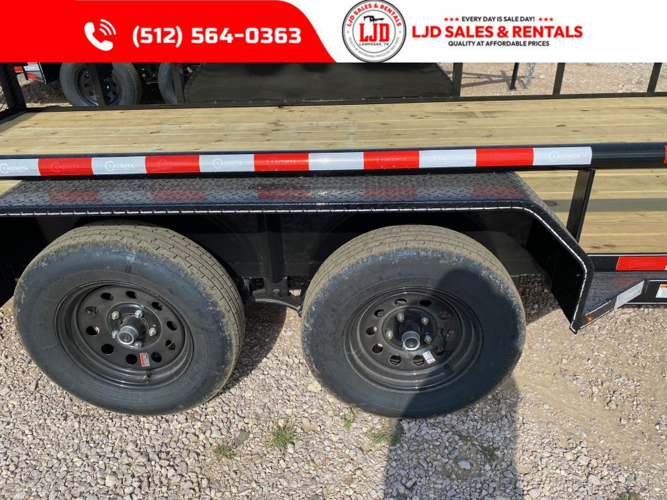 New 2027 Lacosta - 4' Gate - 83" x 16' Utility Trailer