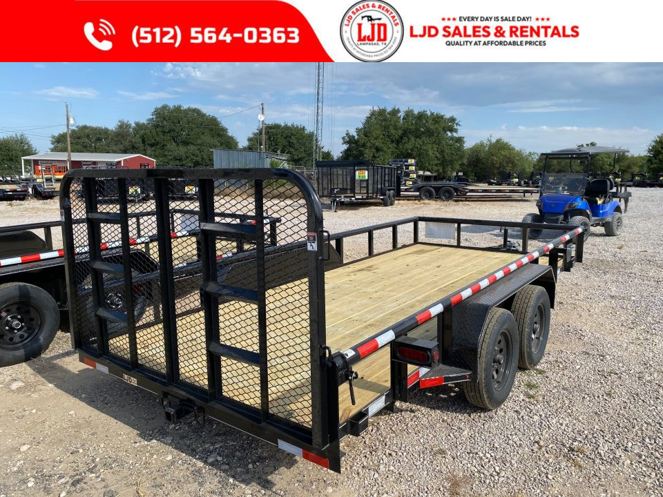 New 2027 Lacosta - 4' Gate - 83" x 16' Utility Trailer