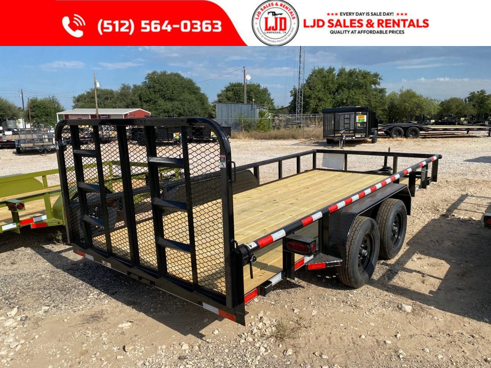 New 2027 Lacosta - 4' Gate - 83" x 16' Utility Trailer