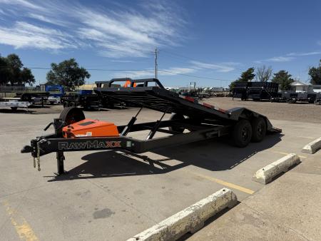 New 2027 RawMaxx FYH - 22' x 102" Low Pro Full Tilt Tilt Trailer