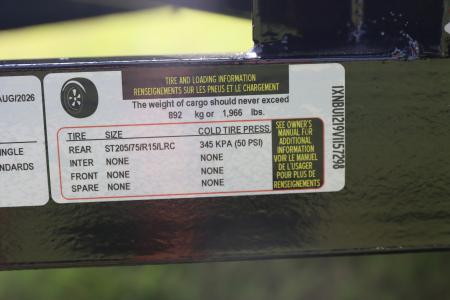 New 2027 6X12 Triple Crown Utility Trailer