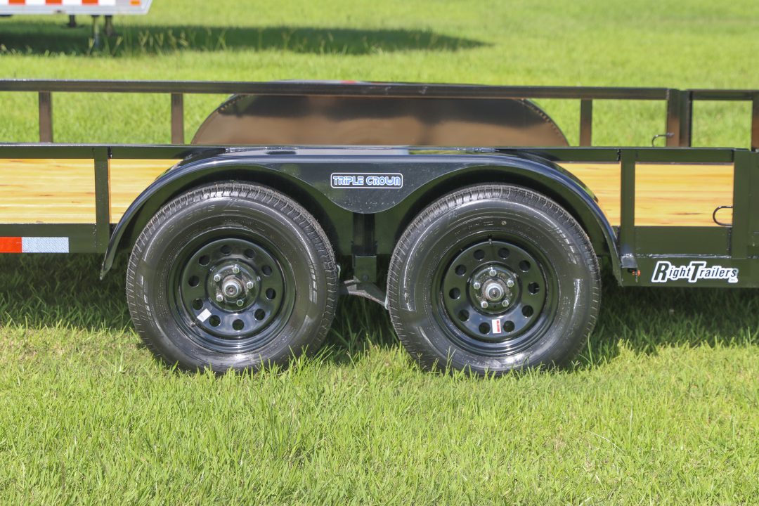 New 2027 7X16 Triple Crown ATV UTILITY TRAILER