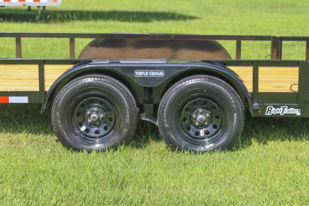 New 2027 7X16 Triple Crown ATV UTILITY TRAILER